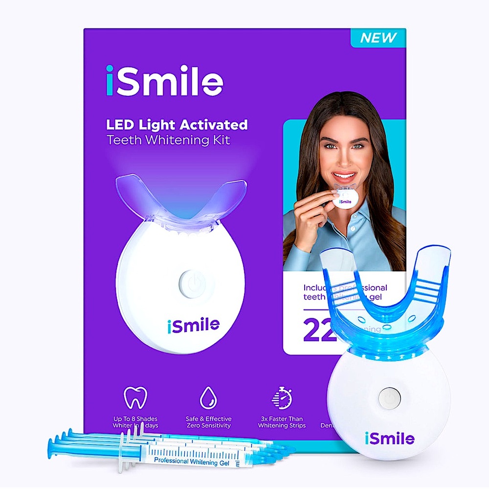 iSmile LED Light Activated Teeth Whitening Kit